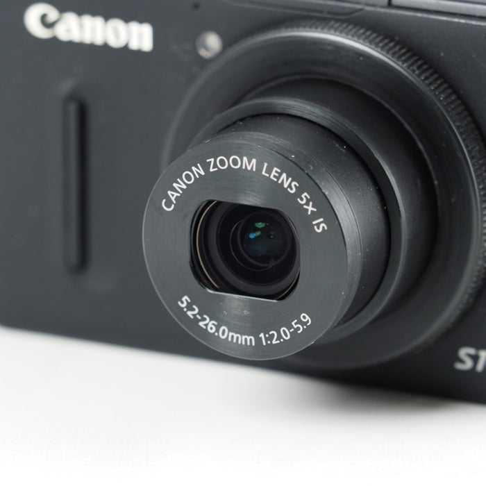 Canon キヤノン デジタルカメラ PowerShot S100 ブラック PSS100(BK) 1210万画素 広角24mm 光学5倍ズーム 3.0型TFT液晶カラーモニター #13677