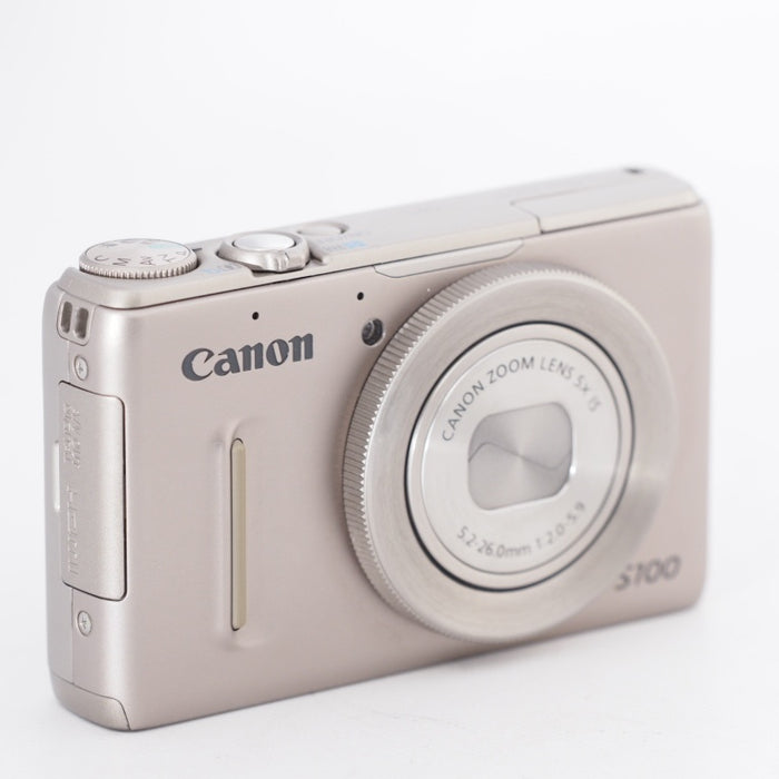 Canon キヤノン コンパクトデジタルカメラ PowerShot S100 シルバー PSS100(SL) 1210万画素 広角24mm 光学5倍ズーム 3.0型TFT液晶カラーモニター #11690
