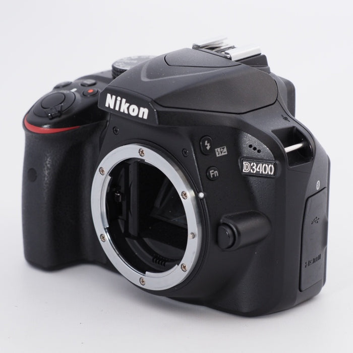 Nikon ニコン デジタル一眼レフカメラ D3400 AF-P 18-55 VR レンズキット ブラック D3400LKBK #9632