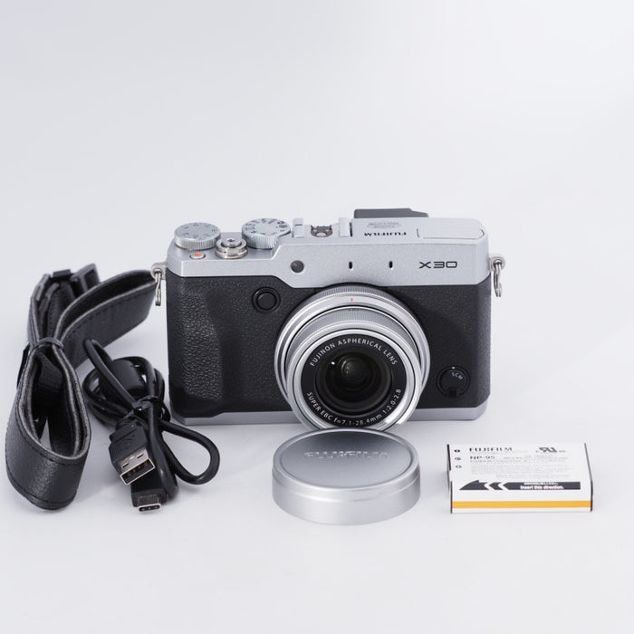 FUJIFILM 富士フイルム コンパクトデジタルカメラ X30 シルバー FX-X30 S #10197