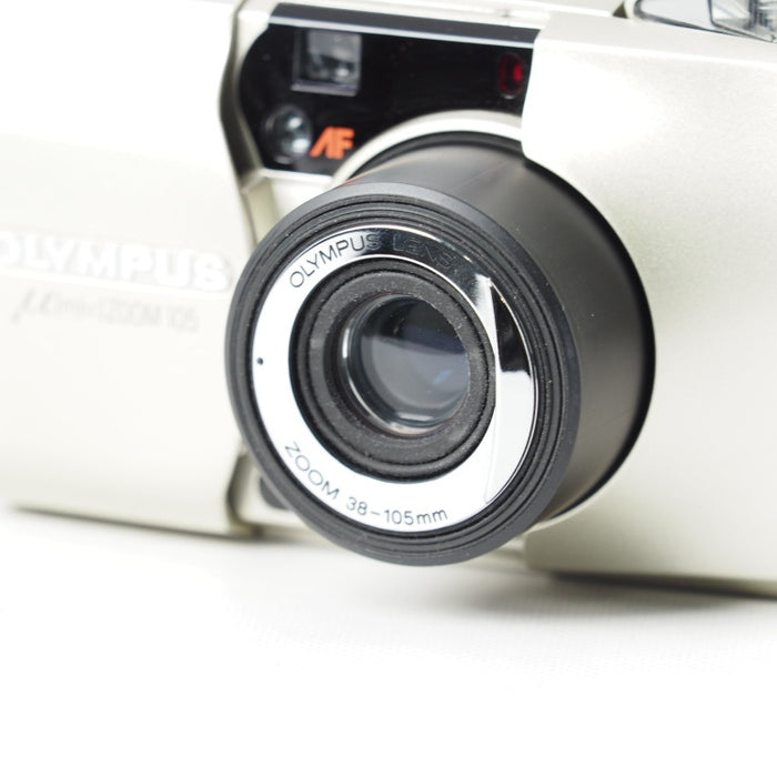 OLYMPUS オリンパス μ mju ミュー zoom 105 DELUXE コンパクト フィルムカメラ #14429