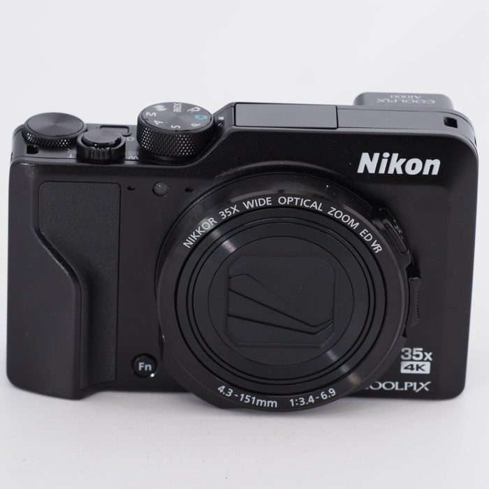 Nikon ニコン コンパクトデジタルカメラ COOLPIX A1000 BK 光学35倍 ISO6400 アイセンサー付EVF クールピク — カメラ 本舗