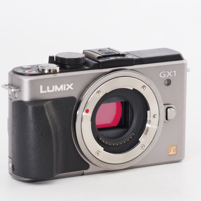 Panasonic パナソニック ミラーレス一眼カメラ ルミックス GX1 ボディ 1600万画素 ブレードシルバー DMC-GX1-S #13124