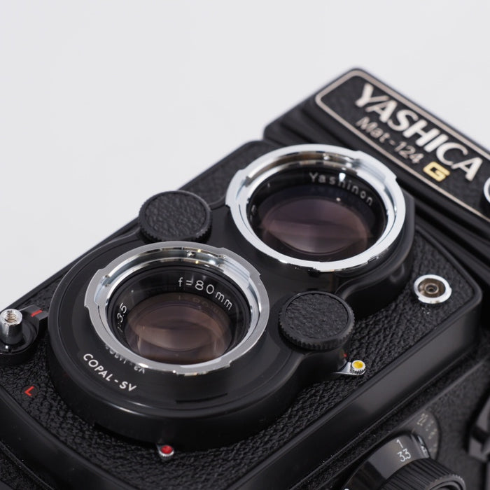 Yashica Mat-124G ヤシカ yashinon 80mm F3.5 2眼レフ 中判 フィルムカメラ #9665