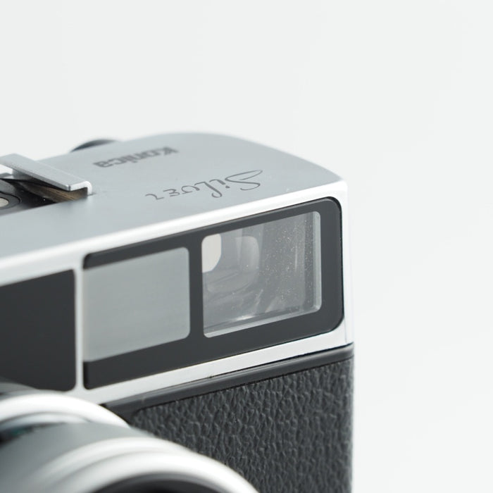 KONICA コニカ HEXAR シルバー QD コンパクトフィルムカメラ クォーツデート #13882