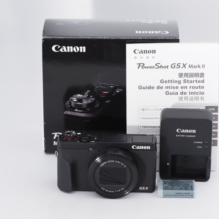 Canon キヤノン コンパクトデジタルカメラ PowerShot G5 X Mark II ブラック PSG5XMARKII #10604