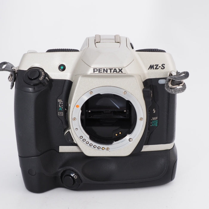 PENTAX ペンタックス フィルム一眼レフカメラ MZ-S シルバー + BG-10 バッテリーグリップ 希少 #10813