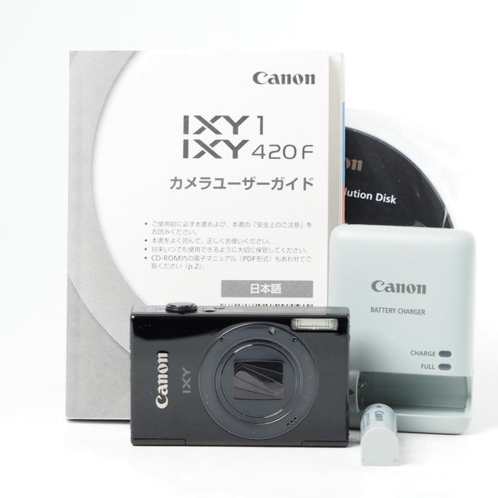 Canon デジタルカメラ IXY 1 ブラック 光学12倍ズーム Wi-Fi対応 キヤノン IXY1(BK) #14694
