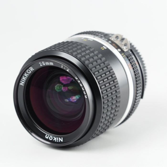 ニコン Nikon Ai-s Nikkor 28mm F2.0 MF Lens Nikon ニコン Ai-s NIKKOR 28mm F2 Fマウント MFレンズ #13741