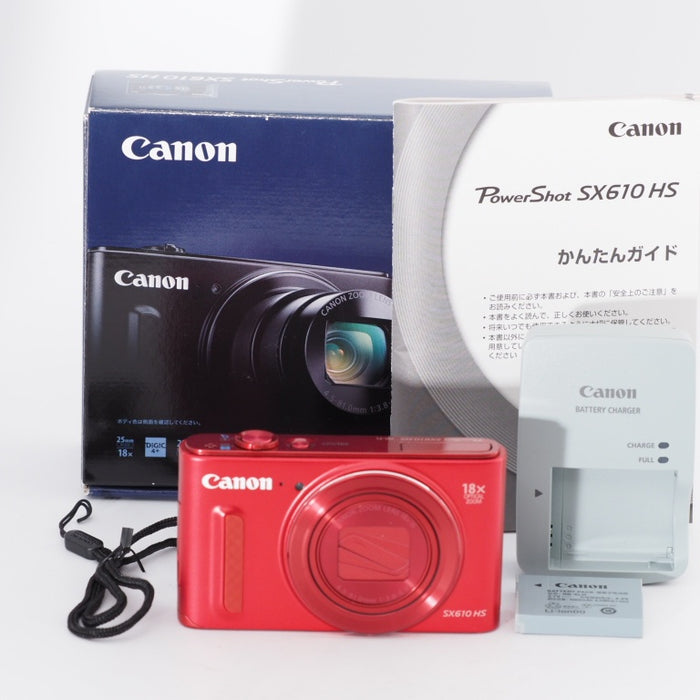 Canon キヤノン デジタルカメラ PowerShot SX610 HS レッド 光学18倍ズーム PSSX610HS(RE) #11450