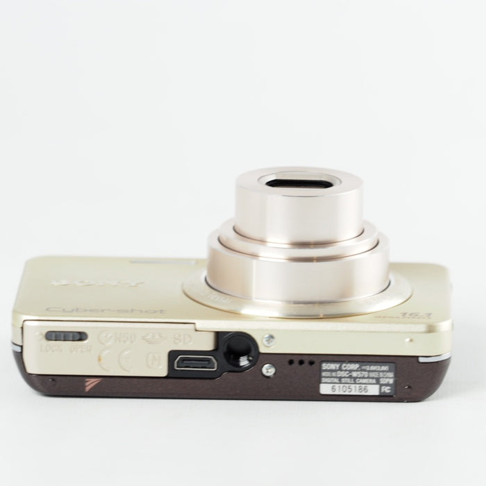 SONY Cybershot W570 1610万画素CCD 光学5倍 ゴールド DSC-W570/N #13906