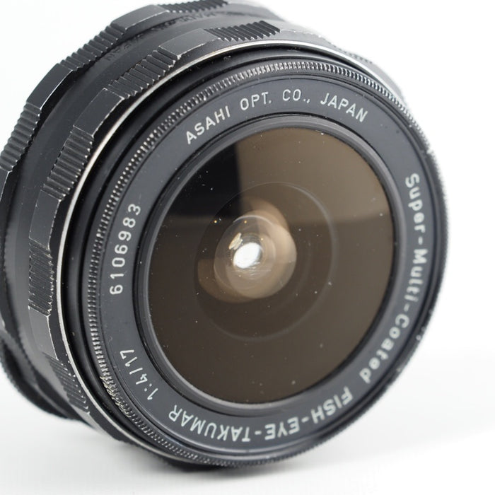 Asahi Pentax ペンタックス Fish Eye Takumar 17mm F4 Lens For M42 魚眼レンズ フィッシュアイ #13642