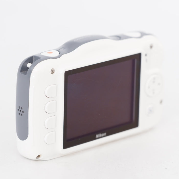 Nikon ニコン デジタルカメラ S32 防水 1300万画素 ホワイト S32WH #12951