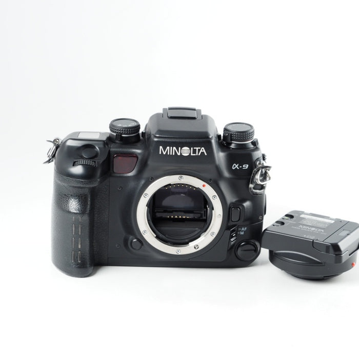 MINOLTA α-9 一眼レフ フィルムカメラ ボディ ミノルタ α9 データーサーバー付属 DS-100 #13948