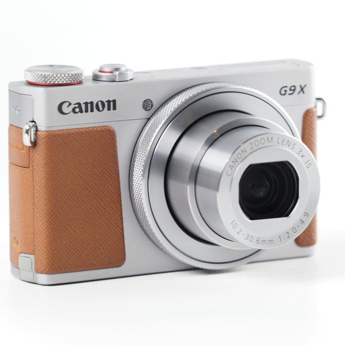 Canon コンパクトデジタルカメラ PowerShot G9 X Mark II シルバー 1.0型センサー/F2.0レンズ/光学3倍ズーム PSG9XMARKIISL #13907