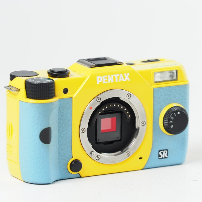 PENTAX Q10 ボディ オーダーカラー イエロー×ブルー ペンタックス ミラーレス一眼 12152 #14637