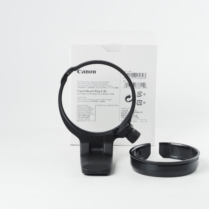 Canon リング式三脚座E (B) キヤノン RF100mm F2.8 L マクロ IS USM アダプター付属 #14008