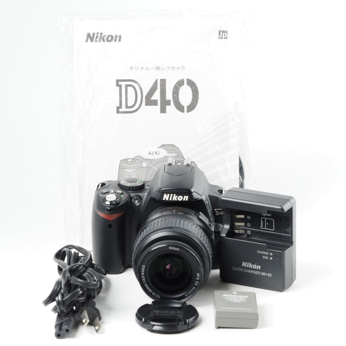Nikon ニコン デジタル一眼レフカメラ D40 レンズキット ブラック D40BLK #14319
