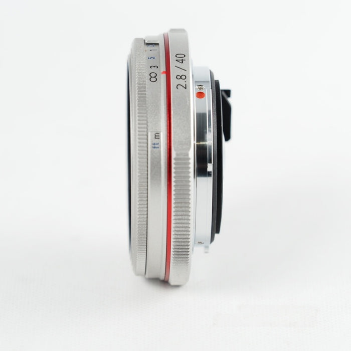 ペンタックス HD PENTAX-DA 40mm F2.8 Limited シルバー 軽量 薄型 パンケーキレンズ, DA リミテッド 21400 #13805