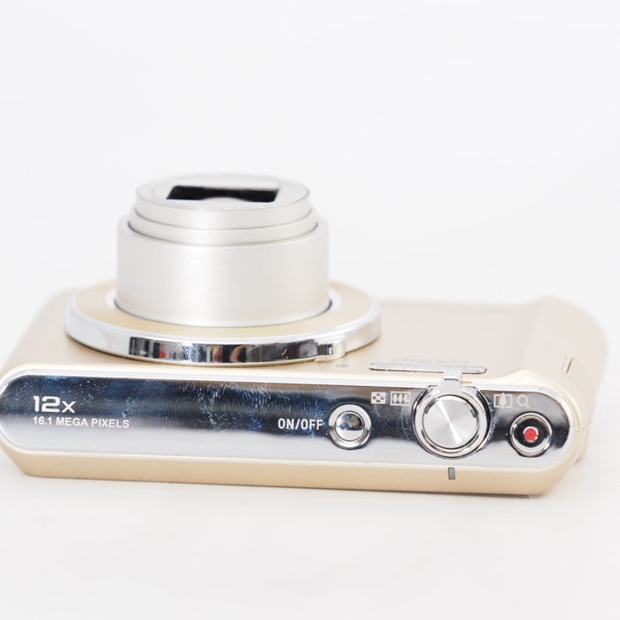 CASIO デジタルカメラ EXILIM EX-ZS190GD 広角24mm 光学12倍ズーム プレミアムオート 1610万画素 ゴールド #13433