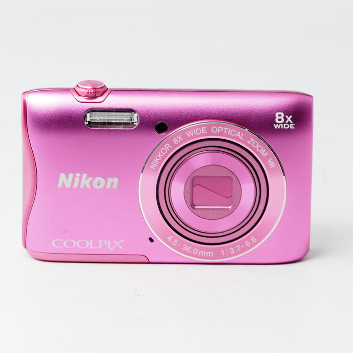 Nikon COOLPIX S3700 ピンク 光学8倍ズーム 2005万画素 S3700PK #16007