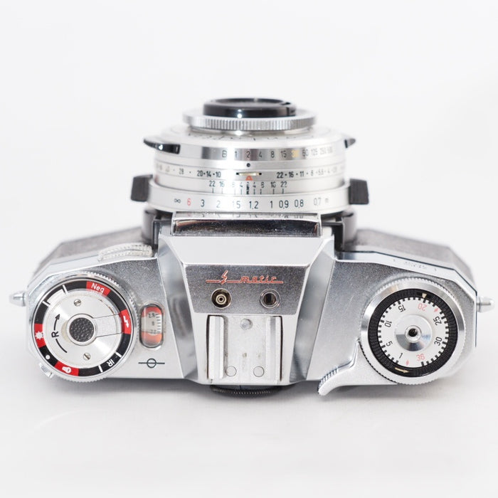 ZEISS IKON ツァイスイコン コンタフレックス スーパー Tessar 50mm F2.8 フィルム交換式マガジンバック 予備レンズ Carl Zeiss Tessar 50mm f2.8付属 #13014