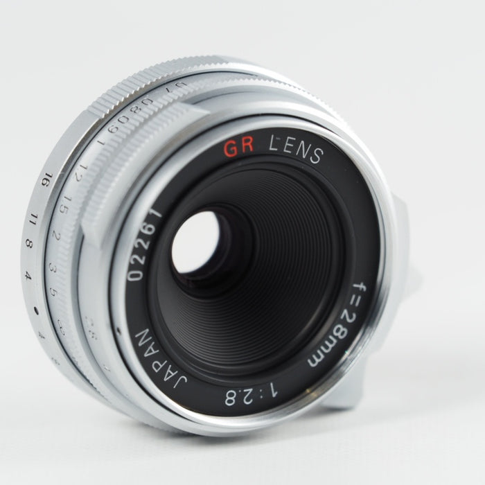 RICOH GR LENS 28mm F2.8 シルバータイプ L39マウント リコー 化粧箱入り #13669