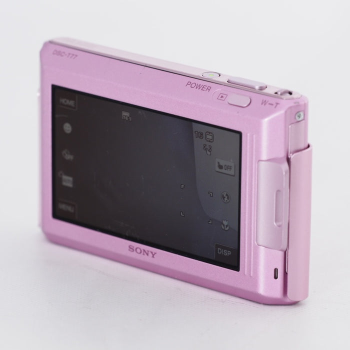 SONY ソニー デジタルカメラ Cyber-Shot サイバーショット T77 (1010万画素/光学x4/3.0型タッチパネル液晶) ピンク DSC-T77/P  #11790
