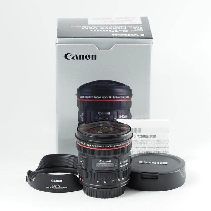 Canon EF8-15mm F4L フィッシュアイ USM キヤノン 広角ズームレンズ 魚眼 フルサイズ対応 #14335