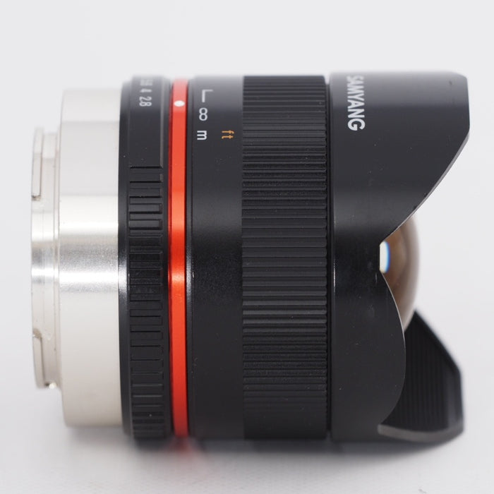 SAMYANG サムヤン 単焦点魚眼レンズ 8mm F2.8 II ブラック フジフイルム Xマウント用 APS-C用 #11517