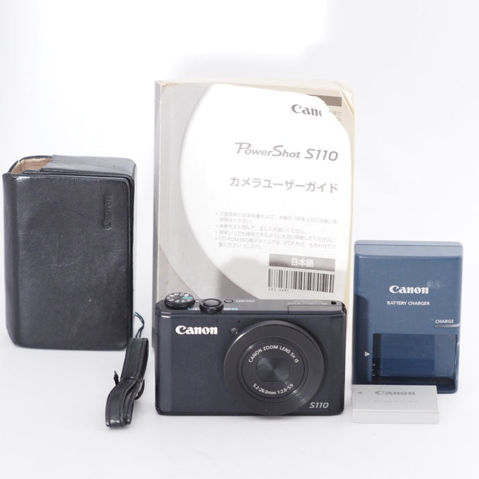 Canon キヤノン デジタルカメラ PowerShot S110 約1210万画素 F2.0 光学5倍ズーム ブラック PSS110(BK) #11775