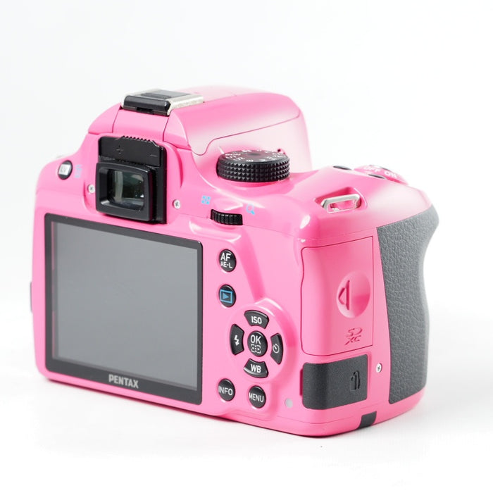 PENTAX ペンタックス K-50 + DA L 18-55mm F3.5-5.6 AL WR ピンク レンズキット オーダーカラー #13711