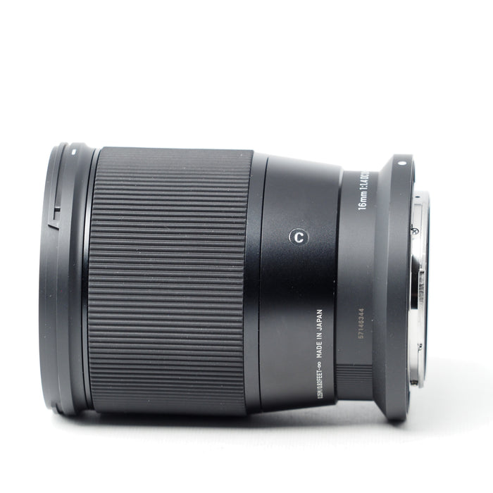 SIGMA 16mm F1.4 DC DN Contemporary Nikon Zマウント APS-C ミラーレス用 #15579