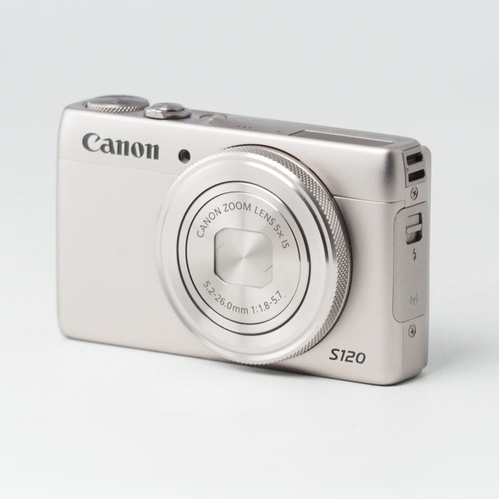 Canon キヤノン デジタルカメラ PowerShot S120 (シルバー) F値1.8 広角24mm 光学5倍ズーム PSS120(SL) #14830