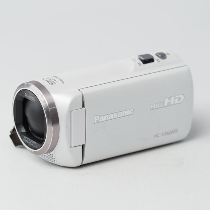 Panasonic HDビデオカメラ V360MS 16GB ホワイト HC-V360MS-W #15296