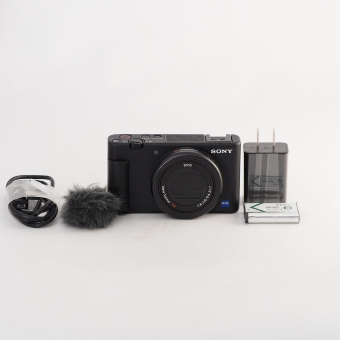 SONY ソニー Vlog用デジタルカメラ VLOGCAM ZV-1 ブラック ZV1 #13512
