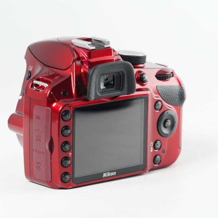 Nikon ニコン デジタル一眼レフカメラ D3200 ボディ レッド D3200RD #11299