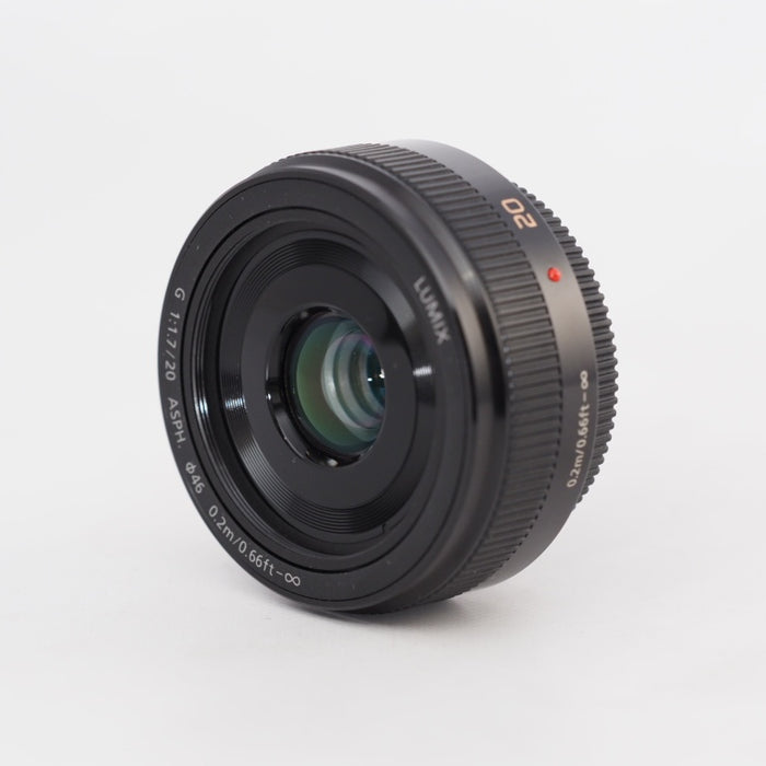 Panasonic 単焦点レンズ マイクロフォーサーズ用 ルミックス G 20mm/F1.7 II ASPH. ブラック H-H020A-K #13262