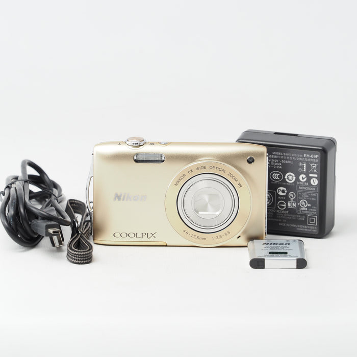 Nikon デジタルカメラ COOLPIX (クールピクス) S3300 スイートゴールド S3300GL #15681