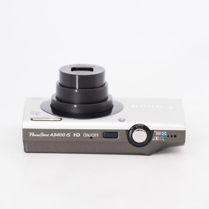 Canon キヤノン コンパクトデジタルカメラ PowerShot A3400IS シルバー 光学5倍ズーム タッチパネル PSA3400IS(SL) #13407