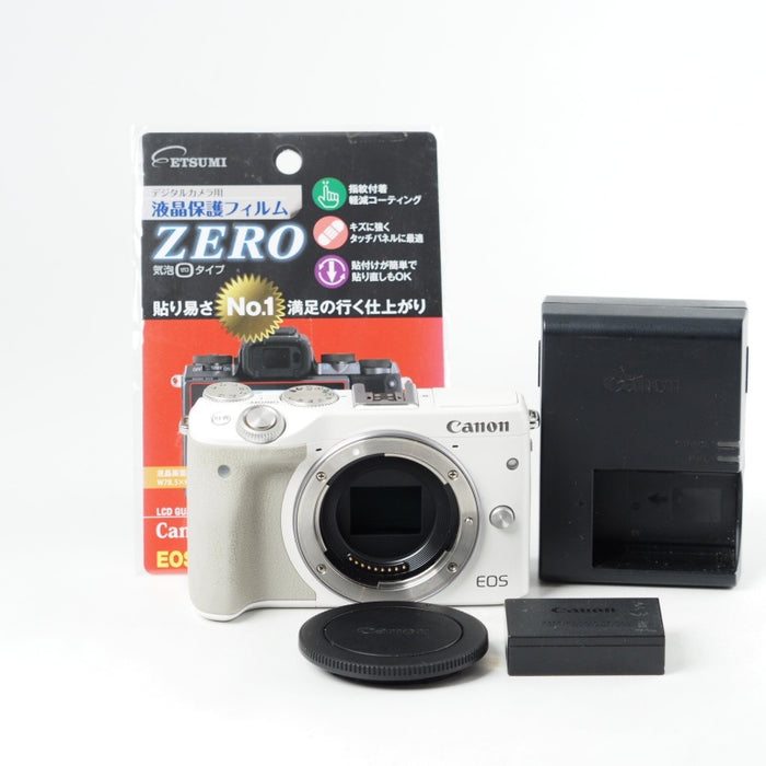 Canon ミラーレス一眼カメラ EOS M3 ボディ ホワイト EOSM3WH-BODY #14091