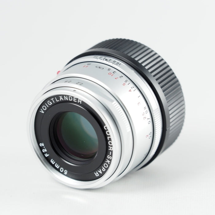 Voigtlander フォクトレンダー COLOR-SKOPAR 50mm F2.2 VM シルバー 単焦点 標準レンズ マニュアルフォーカス ライカ Mマウント #14152