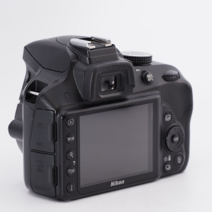 【ジャンク品】Nikon ニコン デジタル一眼レフカメラ D3300 ボディ ブラック D3300BK #10112