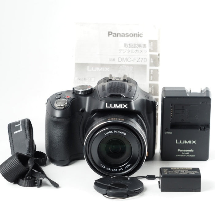 Panasonic LUMIX FZ70 光学60倍 ブラック パナソニック コンパクトデジタルカメラ DMC-FZ70-K #13869