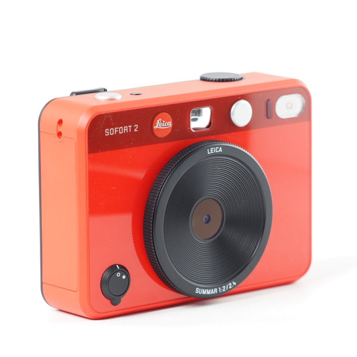 Leica Sofort 2 デジタル&インスタントフォトカメラ LCDディスプレイ付き FOTOSアプリ対応 レッド ライカ ゾフォート2 #14022