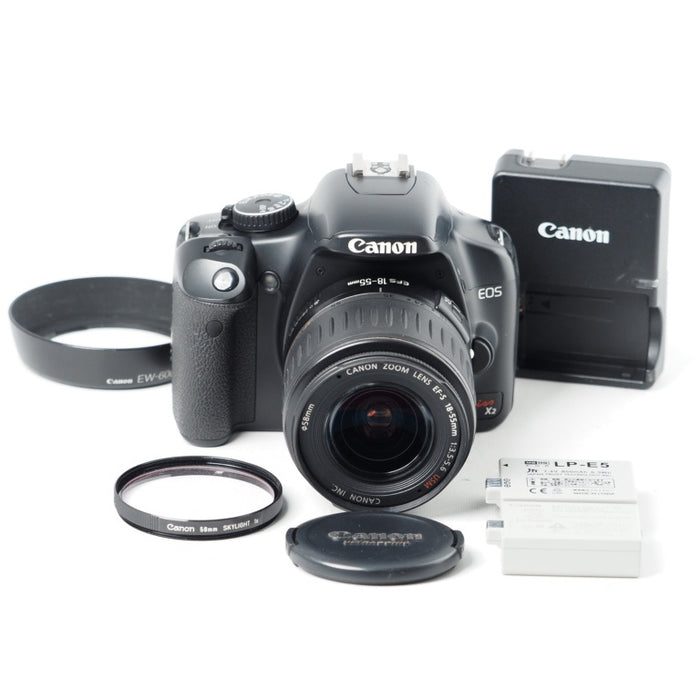 Canon デジタル一眼レフカメラ EOS Kiss X2 レンズキット キヤノン KISSX2-LKIT #14476
