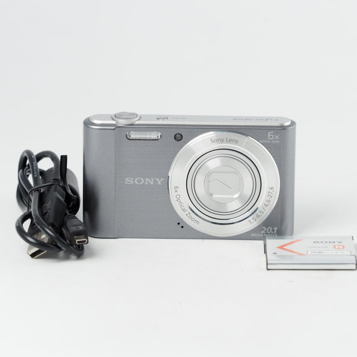 SONY Cyber-shot W810 光学6倍 ‎2010万画素 シルバー DSC-W810-S ソニー デジタルカメラ #14689