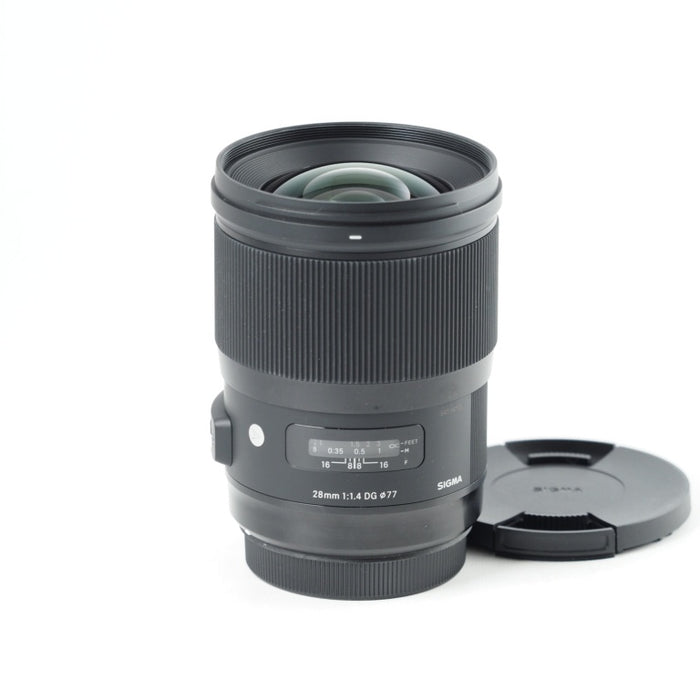 SIGMA シグマ 28mm F1.4 DG HSM Art 単焦点レンズ Canon EFマウント用 #14298