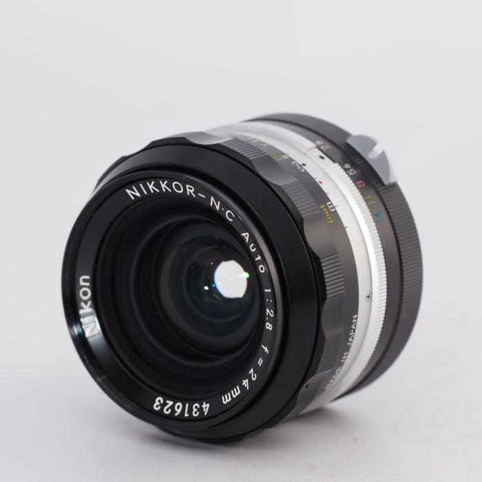 Nikon ニコン NIKKOR-N.C Auto 24mm F/2.8 Non-Ai MF Lens ケースつき #11328