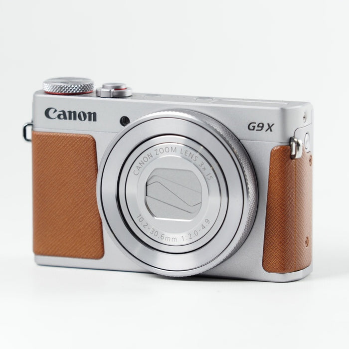 Canon コンパクトデジタルカメラ PowerShot G9 X Mark II シルバー 1.0型センサー/F2.0レンズ/光学3倍ズーム PSG9XMARKIISL #14093